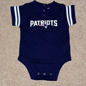 NFL New England Patriots Jersey.       12 Months Onsie